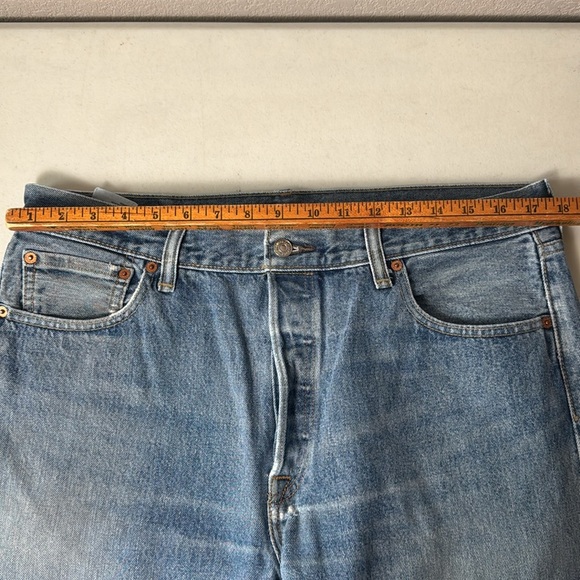 Levi's 501 original button fly jeans 36x32 - Picture 7 of 11